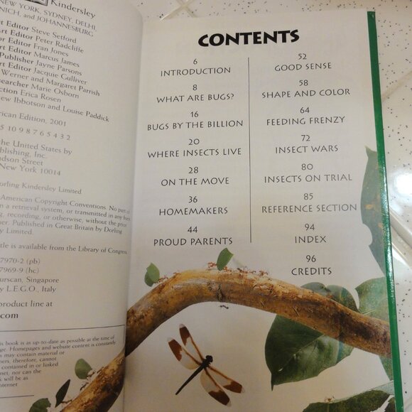 Vintage Secret Worlds Bugs A Close Up View of the Insect World Hardcover Book - Picture 12 of 16